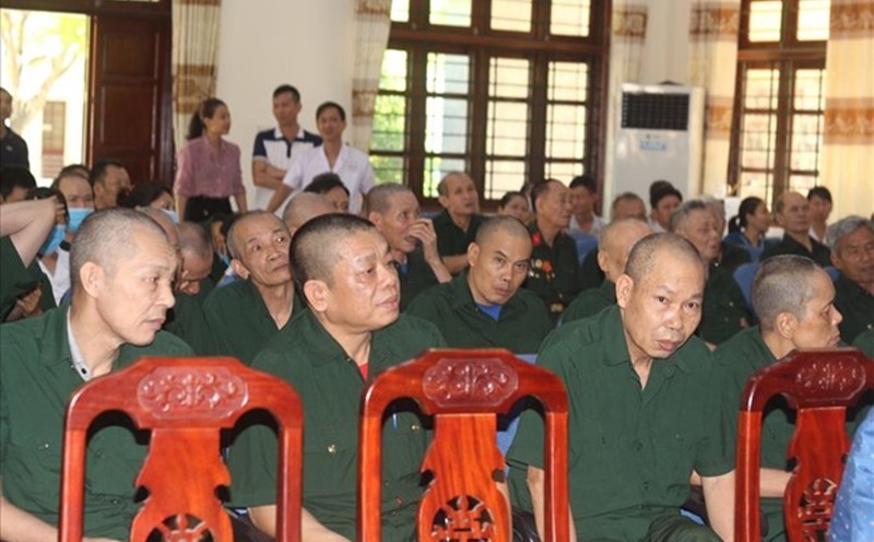 Veterans at Duy Tien War Invalids Nursing Center (Ha Nam). Illustration photo: Huong Nha