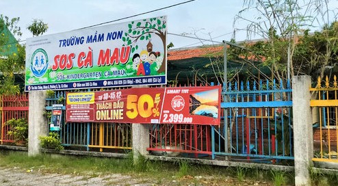 SOS Ca Mau Kindergarten is located in SOS Ca Mau Village. Photo: Nhat Ho