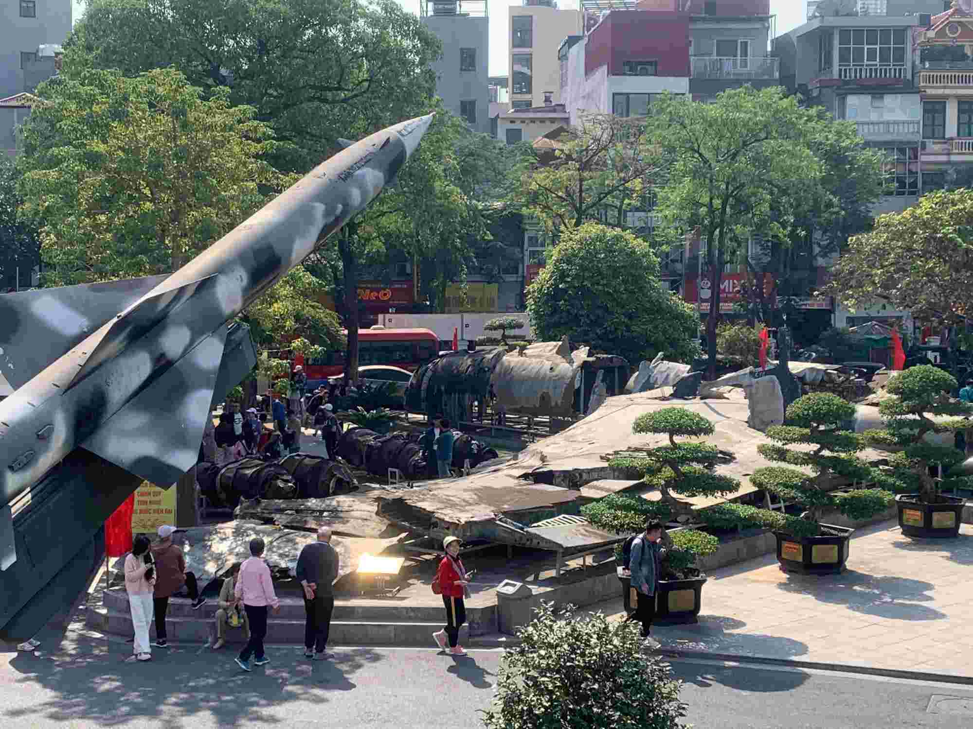 Visitors to the B-52 Victory Museum in Hanoi in December 2024. Photo: T.Vuong