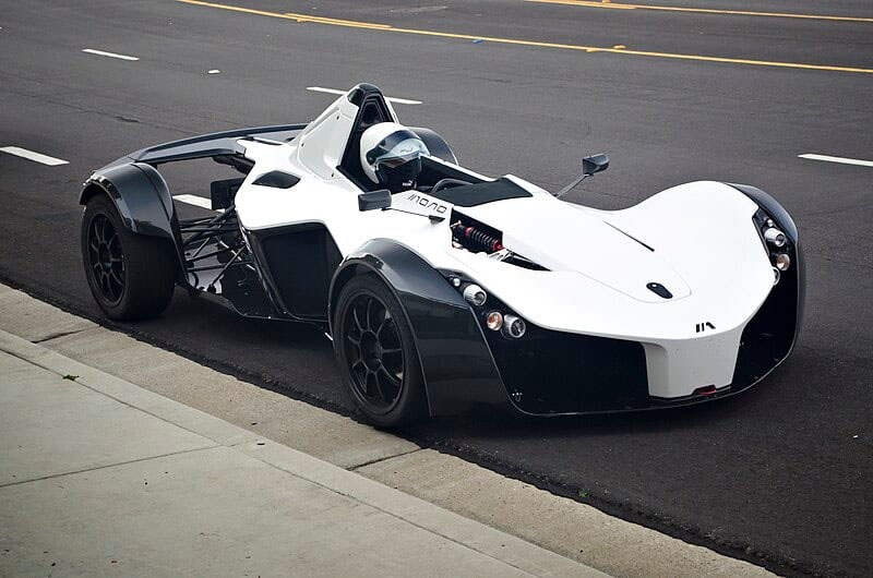 Can canh ngoai hinh xe dua BAC Mono. Anh: BAC