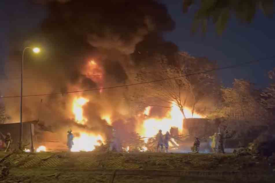 Hiện trường vụ cháy. Ảnh: Người dân cung cấp