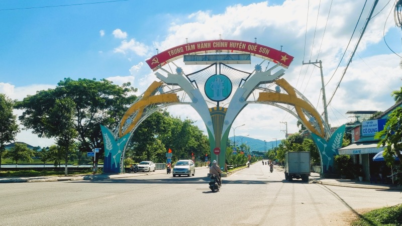 Tu ngay 1.1.2025, Quang Nam sap nhap 2 huyen Nong Son va Que Son. Anh: Nguyen Hoang
