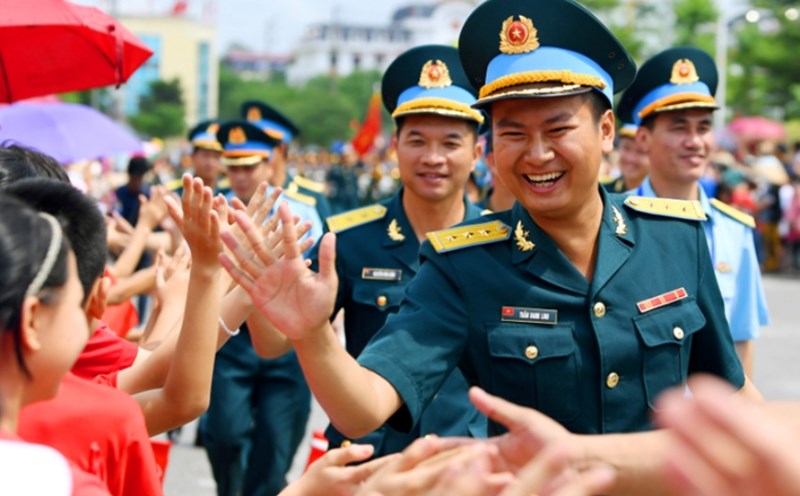 Officers in the Vietnam People's Army. Illustration photo: qdnd.vn