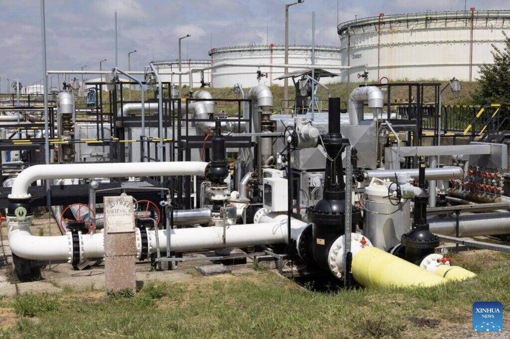 A section of the Druzhba oil pipeline. Illustration photo: Xinhua