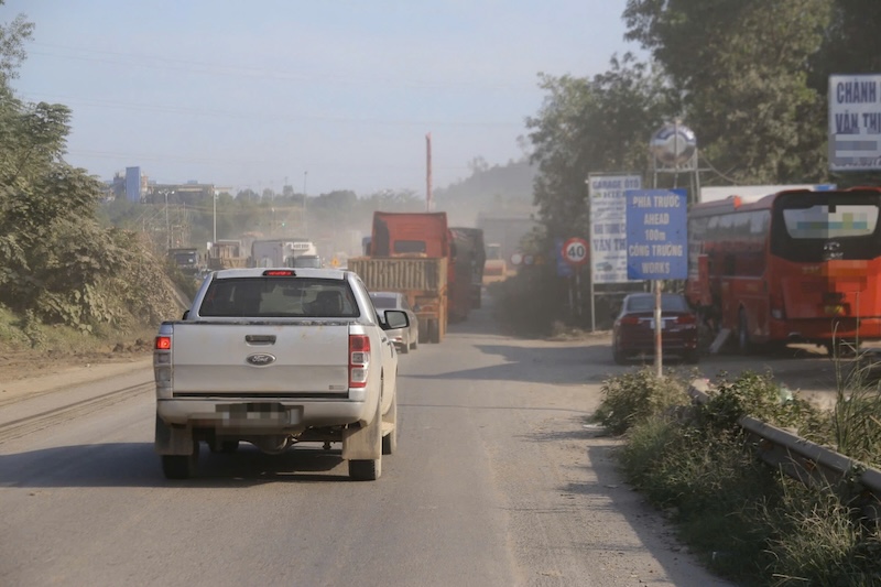 The Hoa Lien - Tuy Loan Expressway project (section through Da Nang City) has completed 99.5% of the land handover. Photo: Nguyen Linh