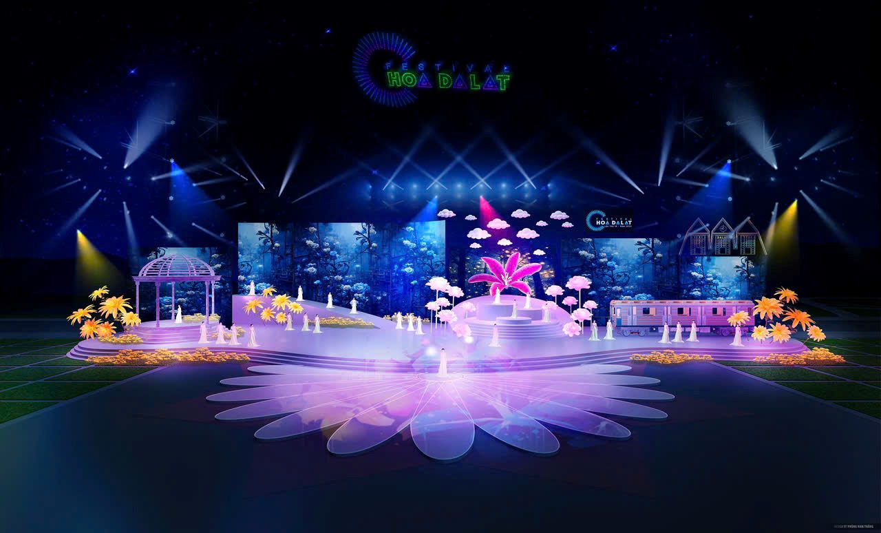 The opening stage of the 2024 Da Lat Flower Festival will be a colorful symphony. Photo: Anh Tuan