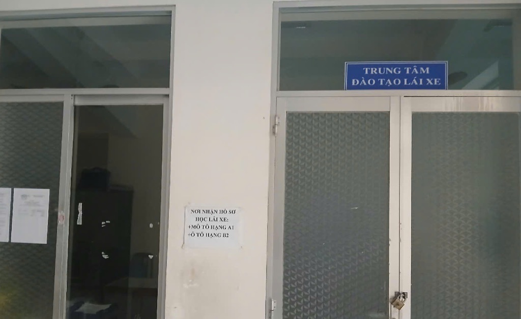 The driving training center of Ben Tre College suffered a loss of more than 3.1 billion VND from 2020 to 2023. Photo: Thanh Nhan