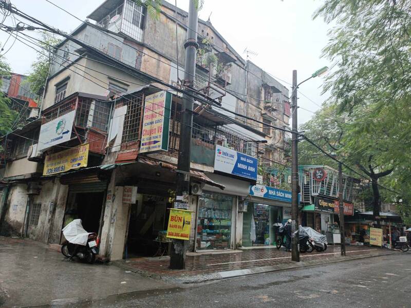 A corner of Trung Tu apartment building (Dong Da district, Hanoi). Photo: Thu Giang
