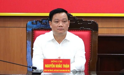 Mr. Nguyen Khac Than - Deputy Secretary of the Provincial Party Committee, Chairman of the People's Committee of Thai Binh province was elected to hold the position of Secretary of the Provincial Party Committee. Photo: Nam Hong