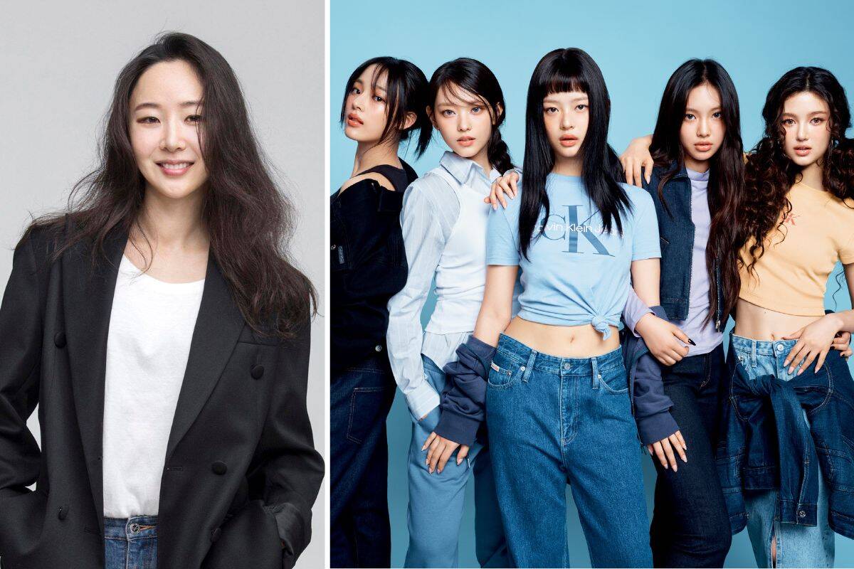 Min Hee Jin and NewJeans. Photo: Naver