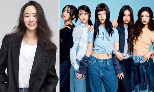 Min Hee Jin và NewJeans. Ảnh: Naver