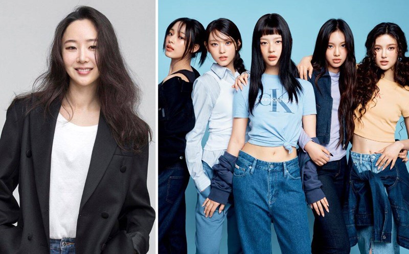 Min Hee Jin and NewJeans. Photo: Naver