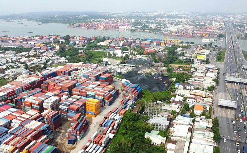 Dong Nai Port Joint Stock Company leases more than 3.7 hectares of land to expand its warehouse system. Photo: HAC