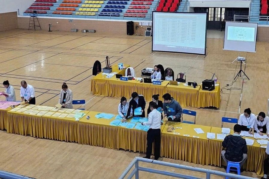 Auction on November 29 in Soc Son district. Photo: Nhu Ha