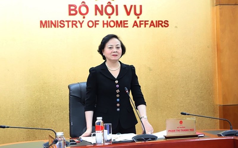 Minister of Home Affairs Pham Thi Thanh Tra. Photo: Ministry of Home Affairs