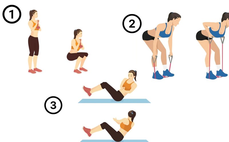 Exercise helps reduce fat and lose weight in women over 50 years old. Graphics: Thanh Thanh