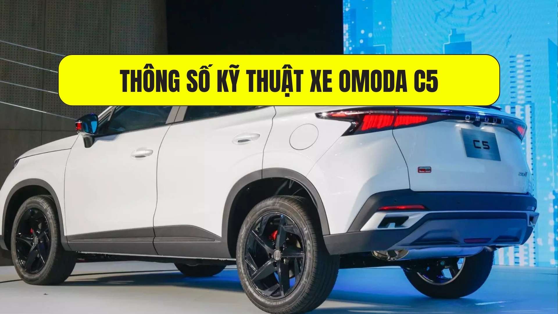 Technical specifications of Omoda C5. Graphics: Dinh Dinh