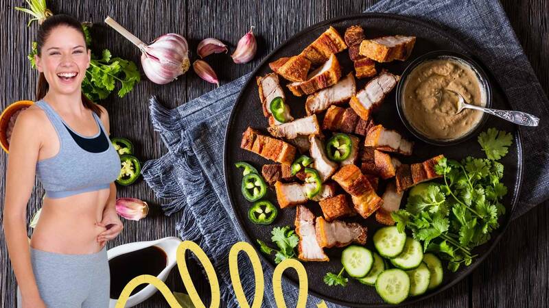 Dinner needs to be healthy to help reduce belly fat effectively. Graphics: Ha May