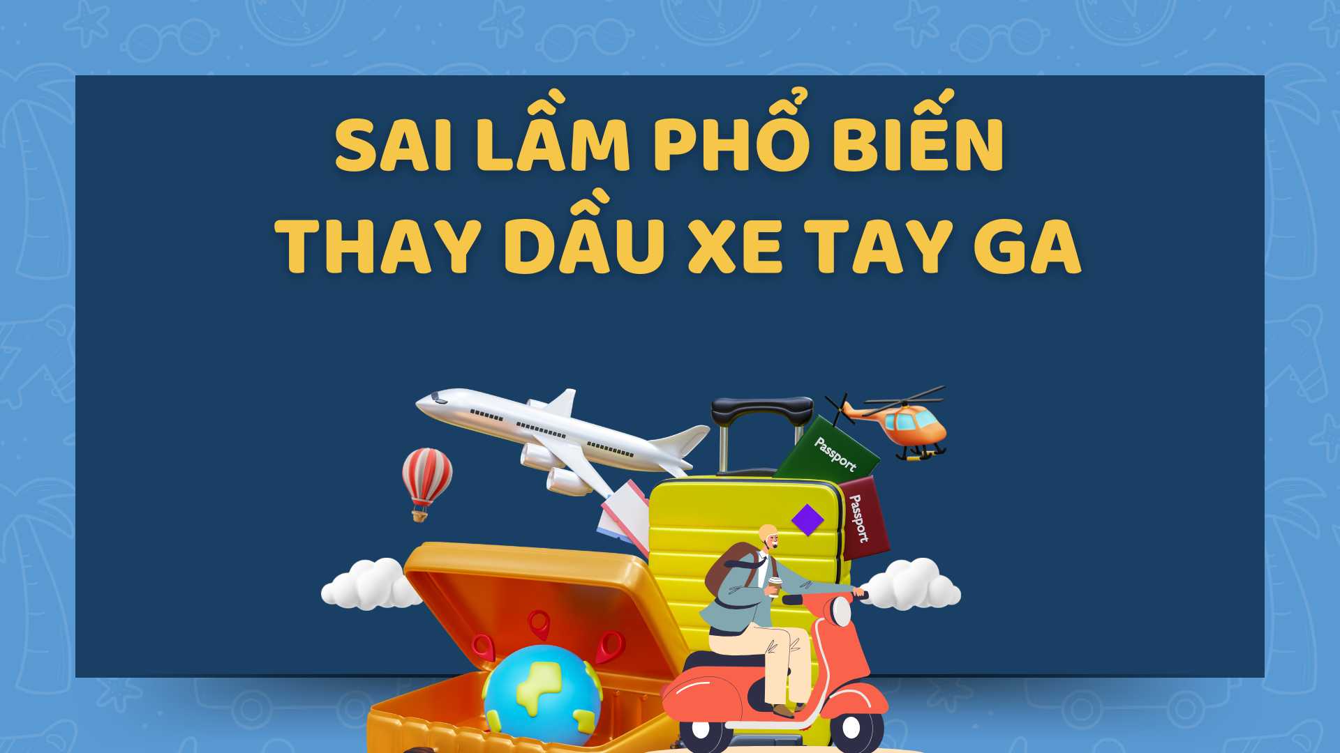 Serious mistakes when changing scooter oil. Photo: Thanh Binh.