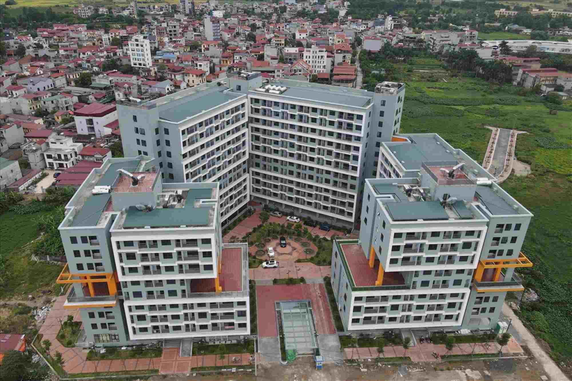 A social housing area in Me Linh district, Hanoi. Photo: Hai Nguyen