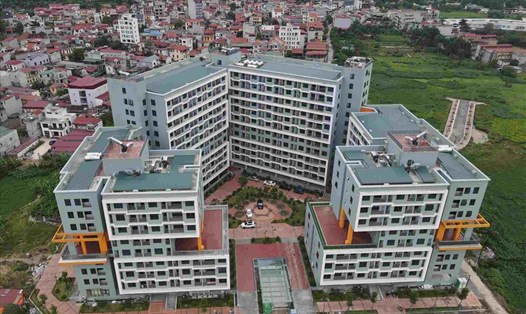 Một khu nhà ở xã hội tại huyện Mê Linh, Hà Nội. 
Ảnh: Hải Nguyễn