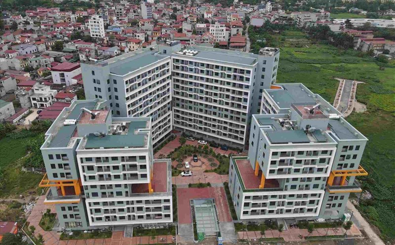 A social housing area in Me Linh district, Hanoi. Photo: Hai Nguyen