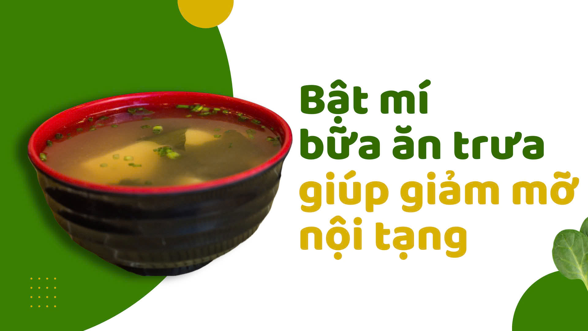 Revealing the secret lunch to help reduce visceral fat