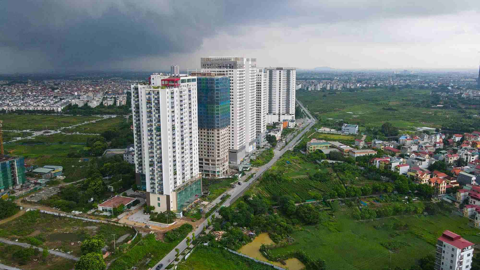 FLC Garden City project, located in Dai Mo ward (Nam Tu Liem, Hanoi). Photo: Phan Anh