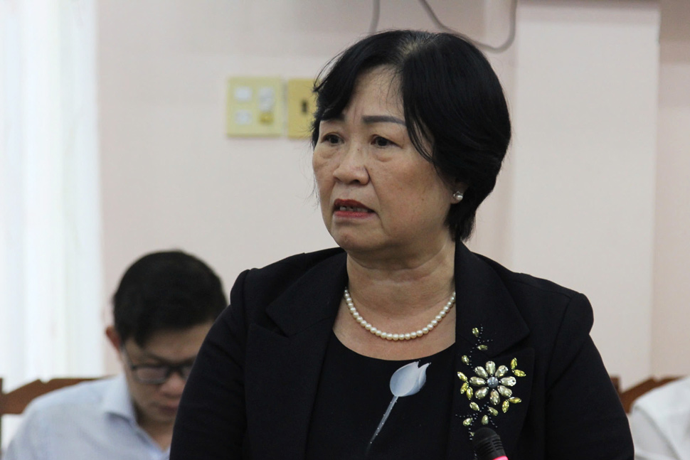 Voters of Binh Dinh province make recommendations at the meeting. Photo: Thanh Thanh