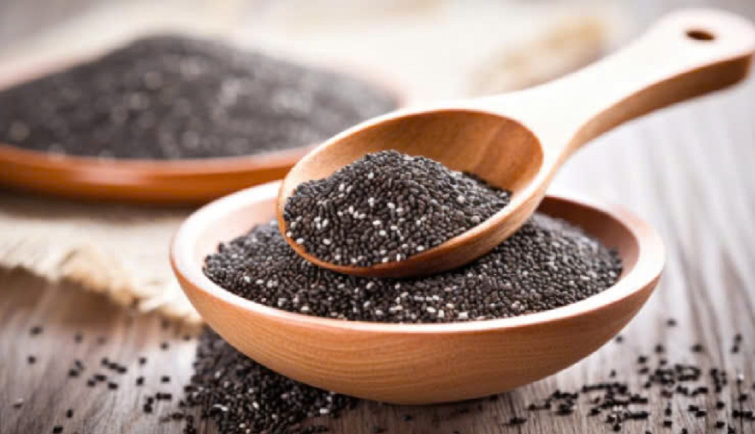 Chia seeds are rich in calcium which helps in bone development. Photo: Healthshots