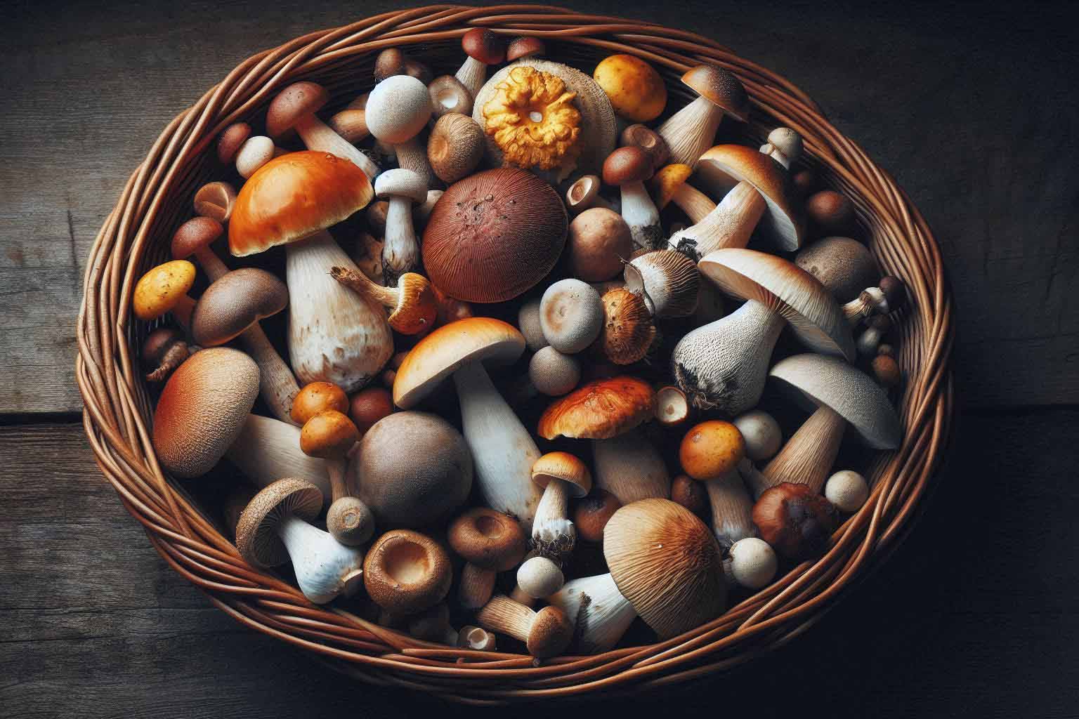 Mushrooms are low in calories and rich in fiber. Photo - AI: Ngoc Thuy