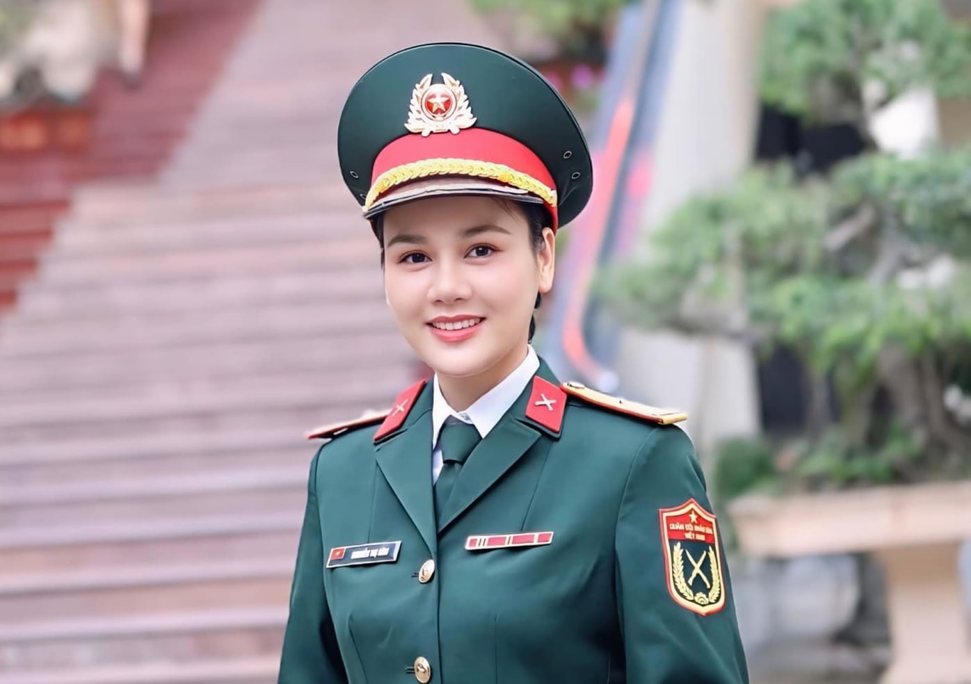 Major, actress Huyen Sam. Photo: Character provided