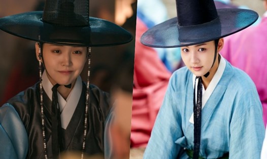 Kim Ji Eun (trái) bị so sánh với Park Min Young khi đóng vai nữ cải trang nam. Ảnh: Nhà sản xuất
