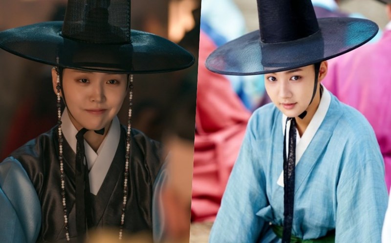 Kim Ji Eun (left) was compared to Park Min Young when she played a woman disguised as a man. Photo: Producer