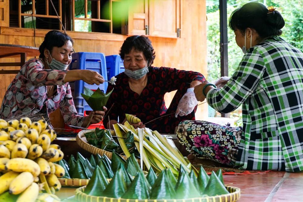 Cồn Sơn nổi tiếng với mô hình du lịch cộng đồng. Ảnh: Tạ Quang