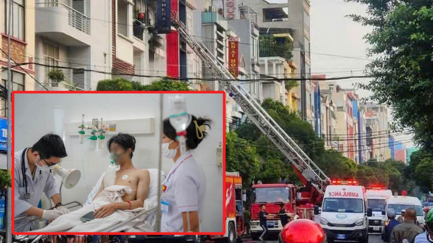 Fire at boarding house in HCMC