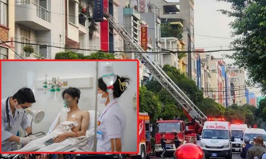 Cháy nhà trọ ở TPHCM