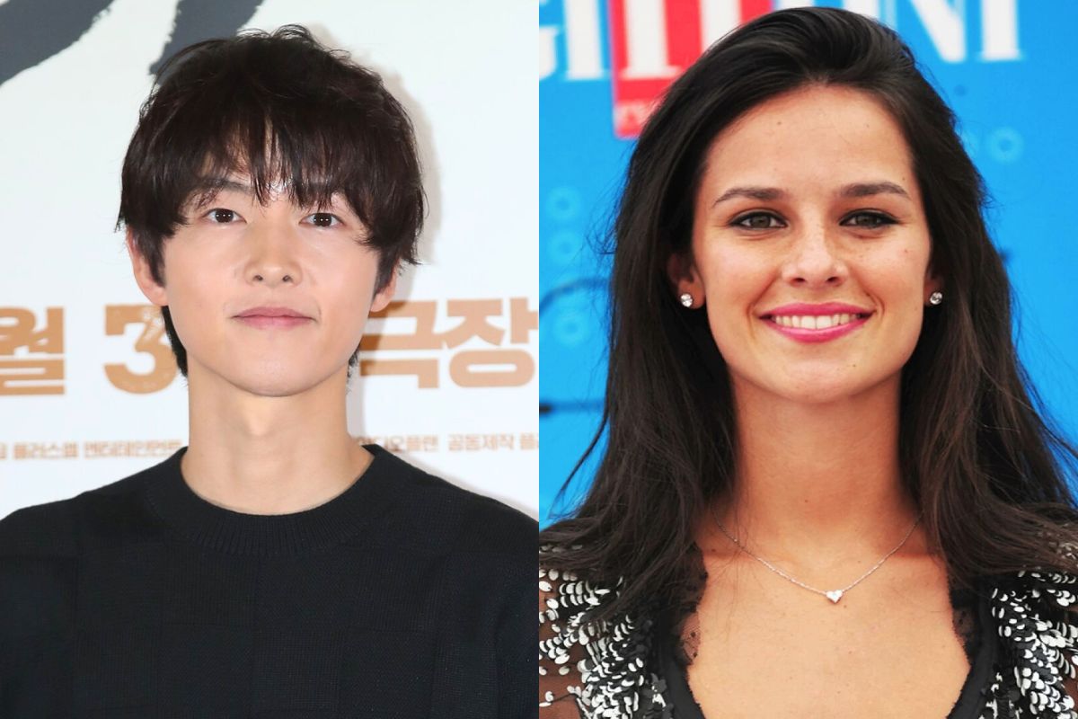 Song Joong Ki and his British wife. Photo: Naver