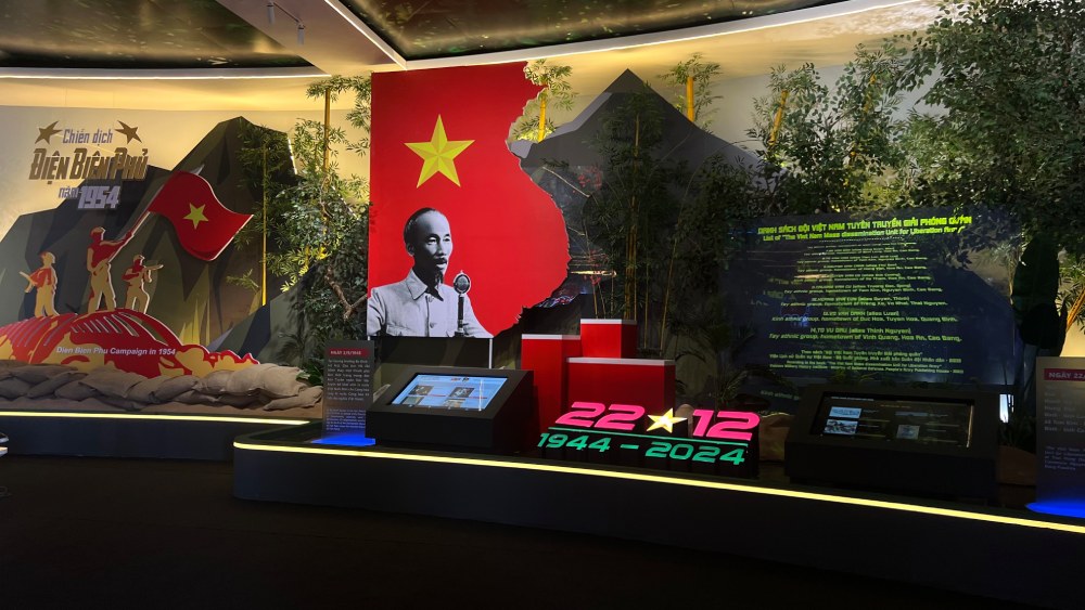 Exhibition space at the 2024 Defense Exhibition. Photo: Hai Nguyen