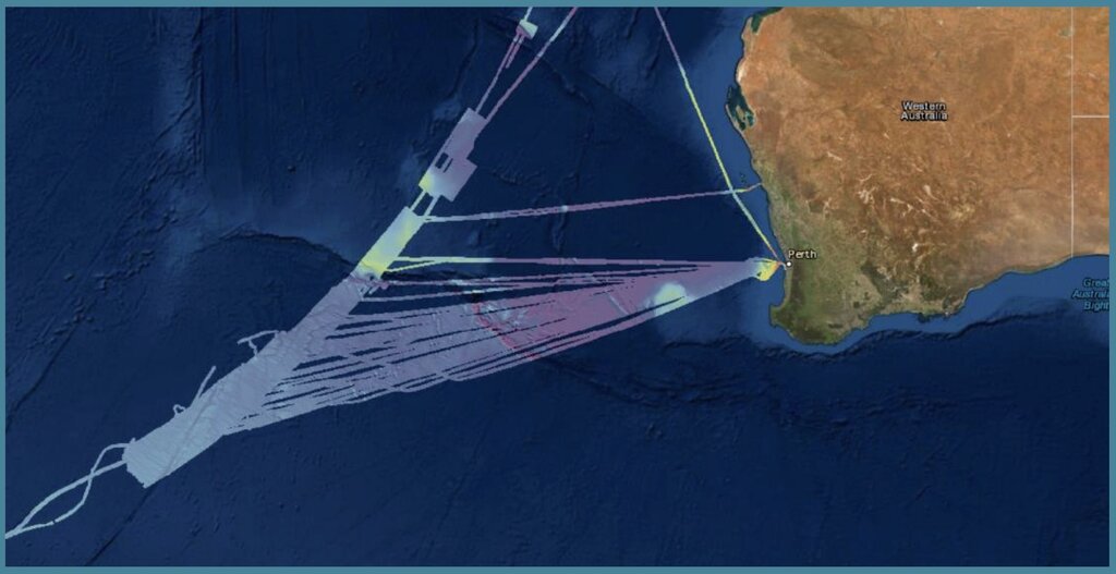 Cuoc tim kiem MH370 moi se dien ra tren khu vuc uoc tinh rong 15.000 km2. Anh: Co quan Giao thong Australia