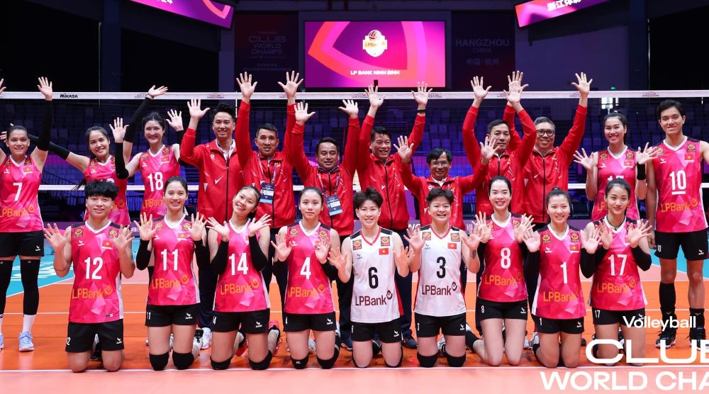 LPB Ninh Binh closes its professional mission in 2024 after the World Club Volleyball Championship. Photo: FIVB