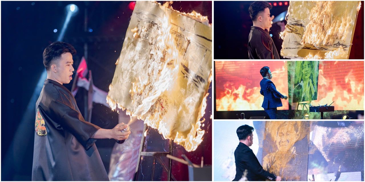 Performance by Pham Hong Minh. Photo: Artist provided.