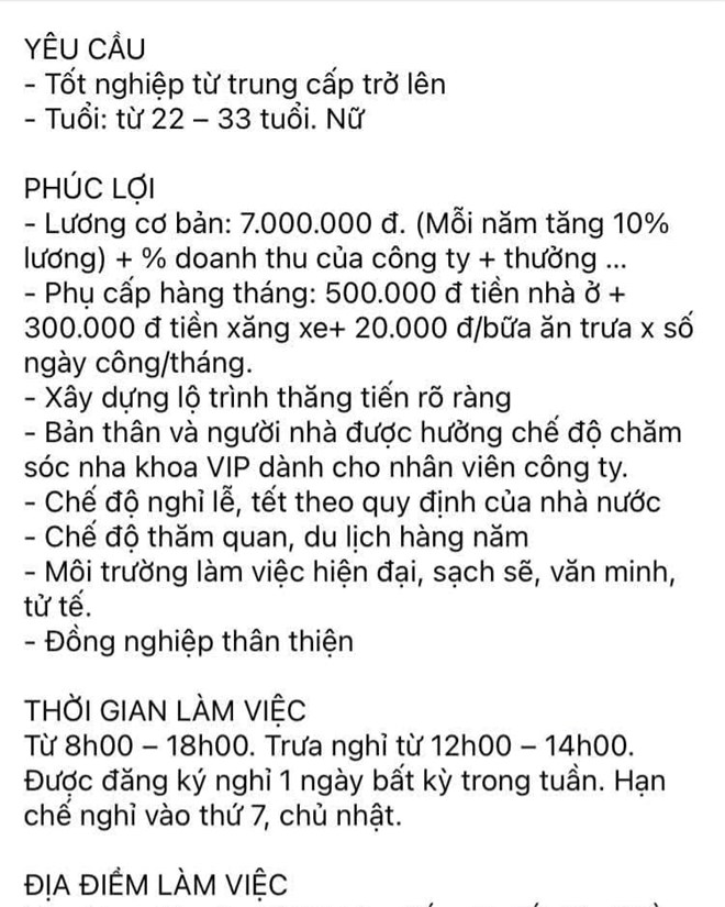 Ngã ngửa với chiêu việc nhẹ lương cao dịp Tết