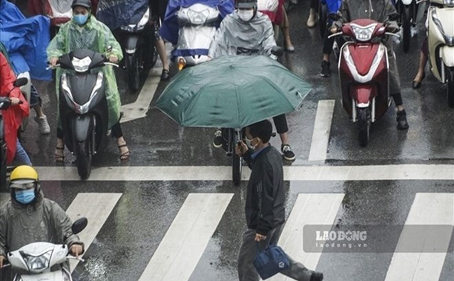 Thời điểm không khí lạnh gây mưa, chấm dứt nắng hanh