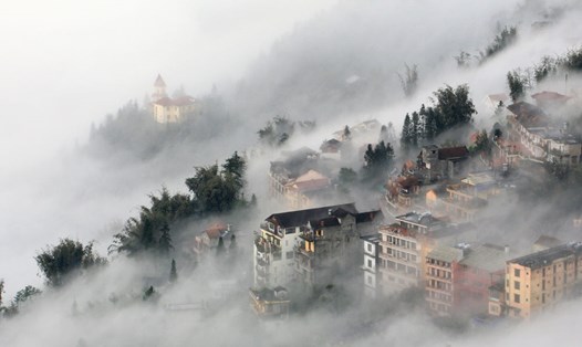 Sa Pa mùa đông mang đến một cảm giác khác biệt. Ảnh: Phòng &TT thị xã Sa Pa