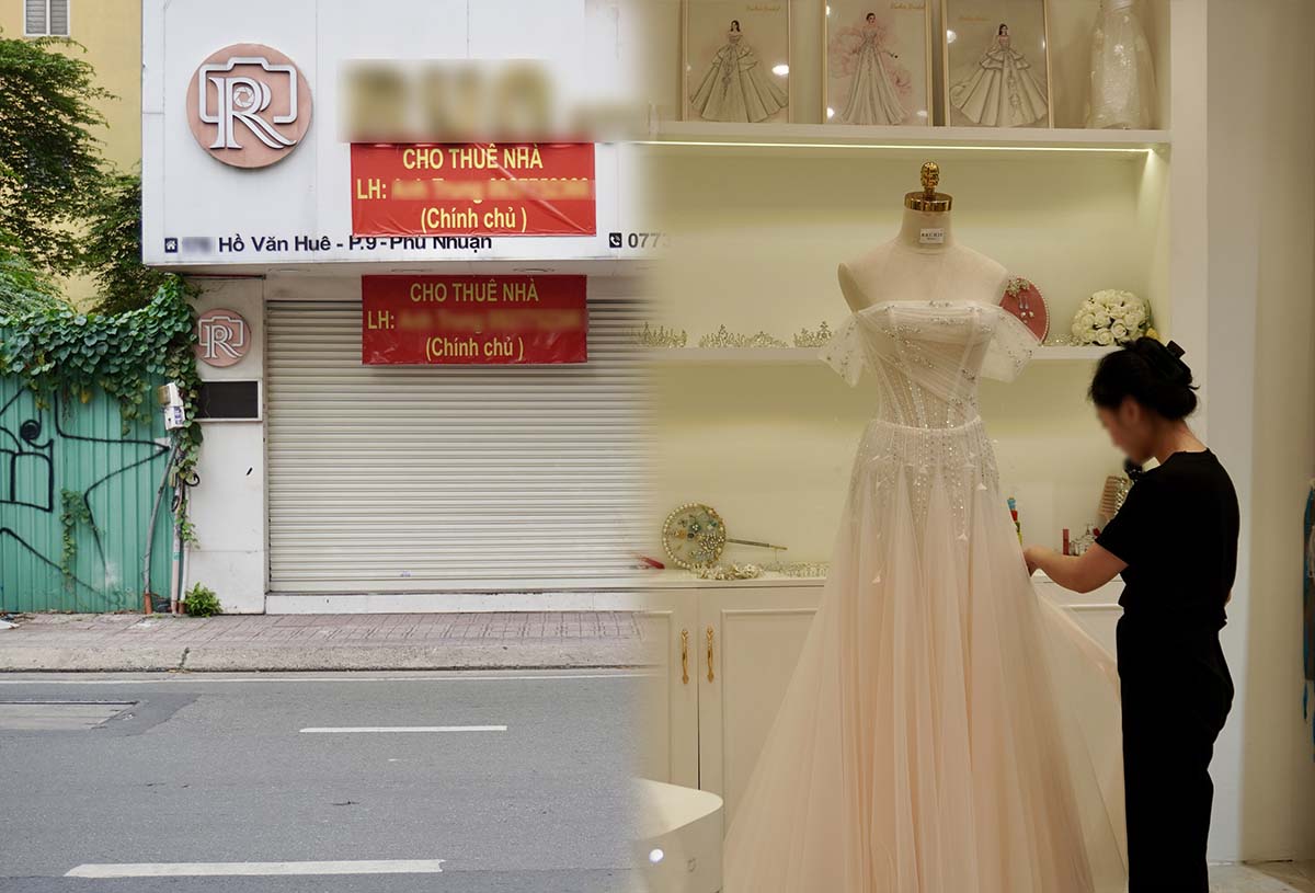 Gloomy scene, empty space on Ho Van Hue street. Photo: Nhu Quynh