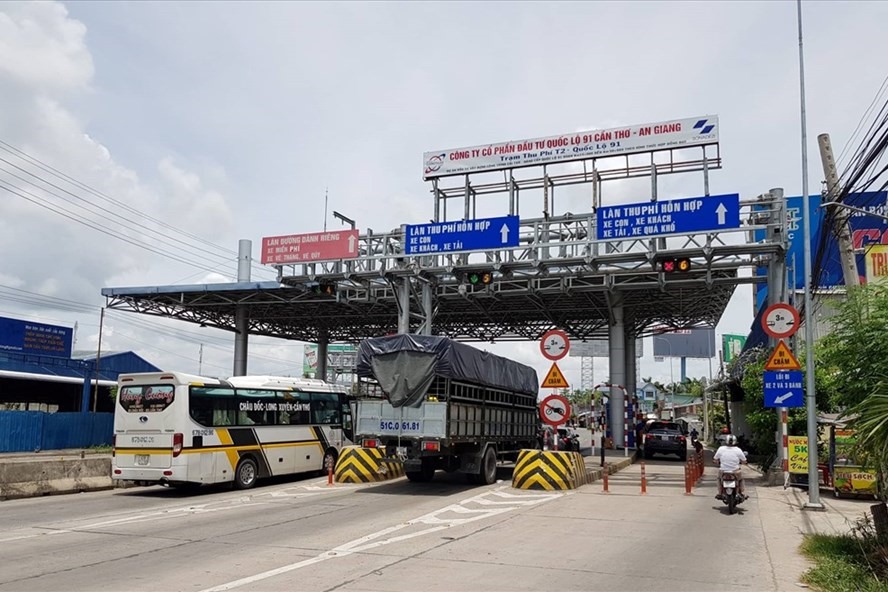 BOT toll station in Can Tho. Illustration photo: Tran Luu