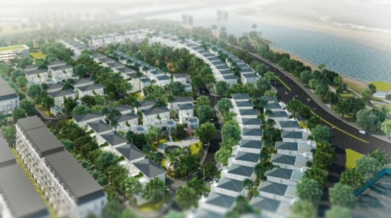 Inspectors pointed out many violations at the International Vietnamese Village Project in Hai Phong. Photo: Project perspective.