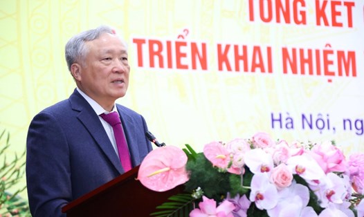 Phó Thủ tướng Thường trực Nguyễn Hòa Bình nhấn mạnh về quá trình tinh gọn, sắp xếp bộ máy, không để cơ quan nhà nước là nơi trú ngụ của những người lười biếng. Ảnh: T.Vương