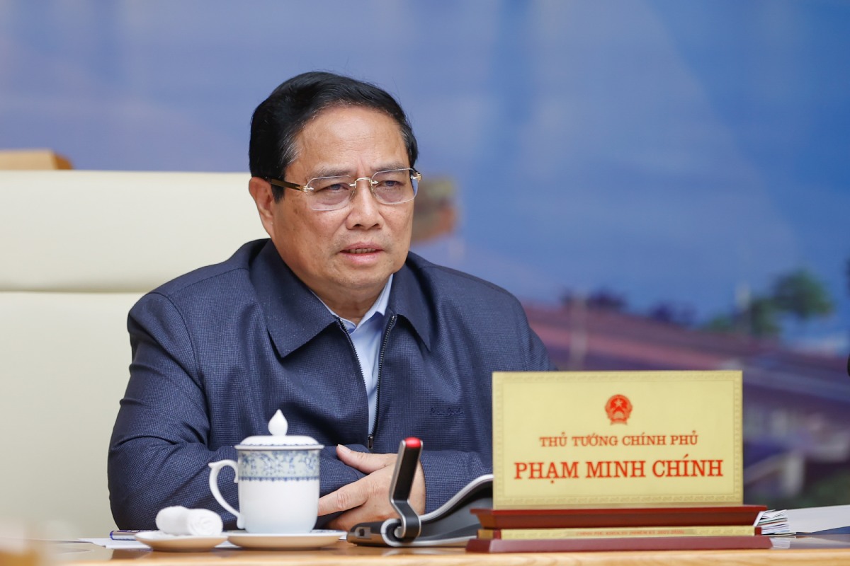Prime Minister Pham Minh Chinh requested Da Nang to proactively arrange and organize its apparatus, not wait. Photo: VGP